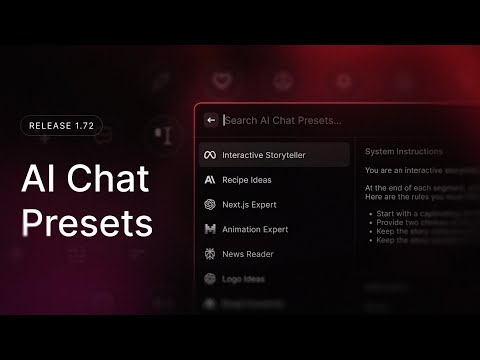 Introducing Raycast AI Presets